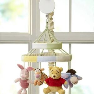 Disney Winnie the Pooh Plush Mobile - Yellow and Pink